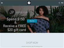 Tablet Screenshot of jasperplum.com